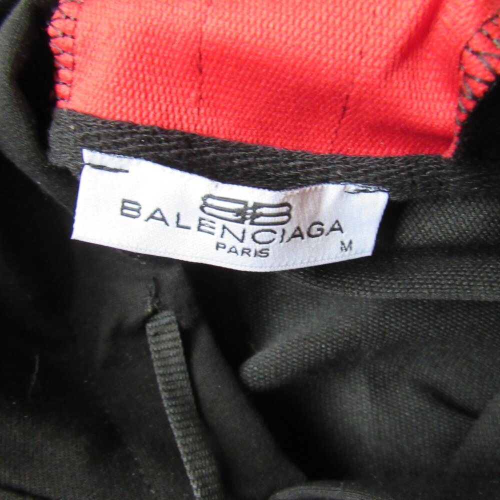Balenciaga Women Red/Black Sweater(Hoodie). Size M, Cotton - Picture 3 of 5